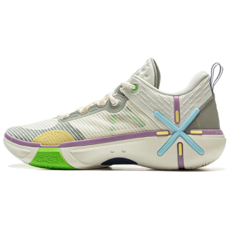 Li-Ning Way of Wade 6 V2 Beige Low-Top Basketball Shoes Comfort & Durability. ABPV021-3