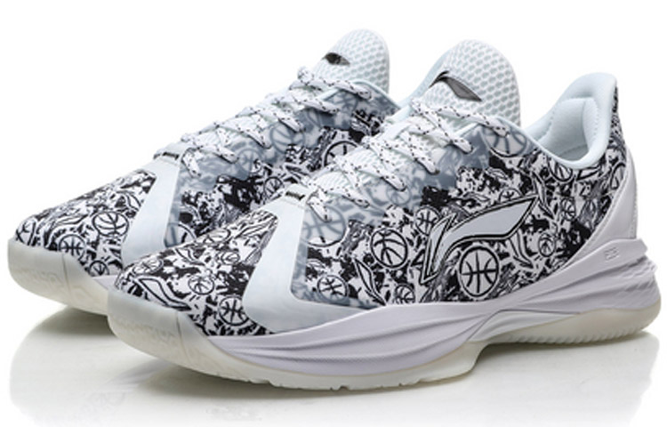 Lookbook Li-Ning Way Of Wade 7 'Hitam Putih' ABCP035-2