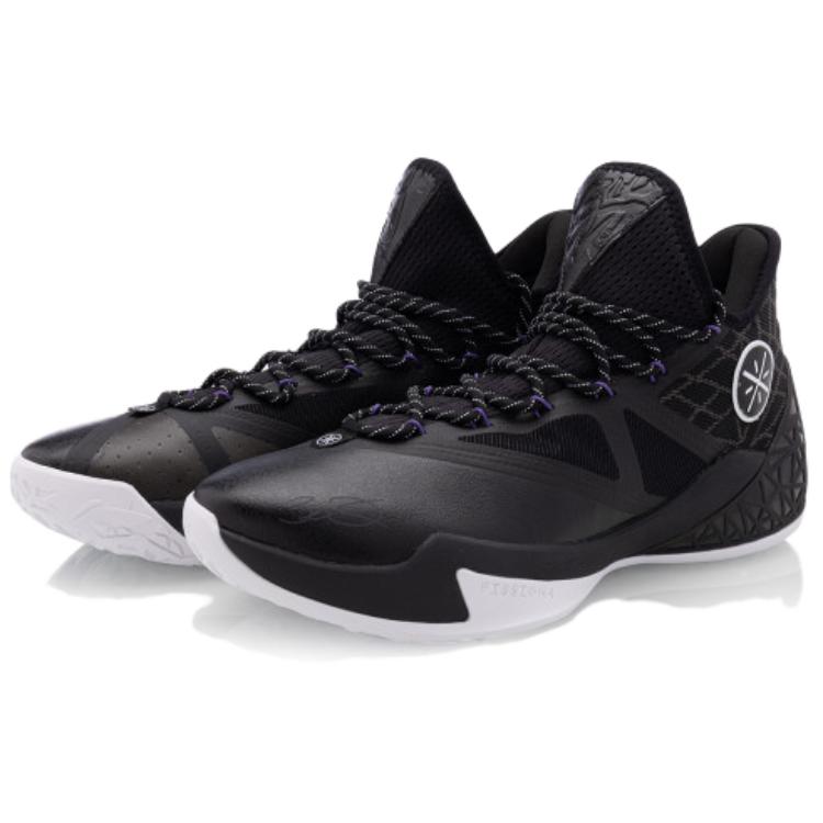 Lookbook LiNing李寧 WOW 7 韋德之道7 裂變TD 減震防滑耐磨 中筒 實戰籃球鞋 男款 黑色