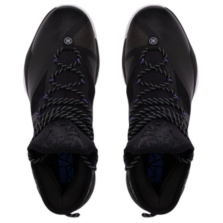 Shop LiNing李寧 WOW 7 韋德之道7 裂變TD 減震防滑耐磨 中筒 實戰籃球鞋 男款 黑色