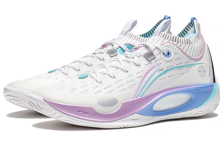 Lookbook Li-Ning Way of Wade 808 2.0 Ultra 'White Purple PE' ABPS063-A