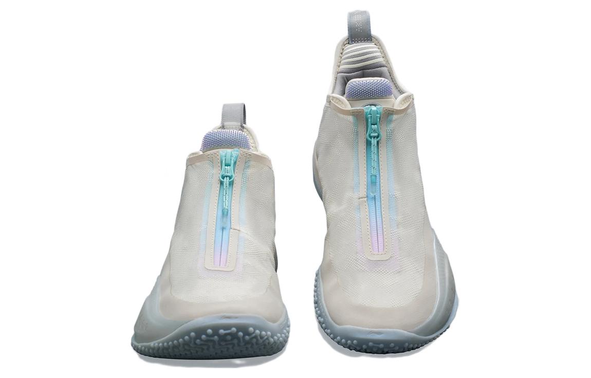 Shop LiNing李寧 WOW 9 韋德之道9 減震防滑耐磨包裹性支撐 低筒 籃球鞋 珍珠白