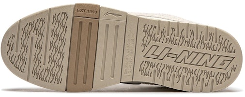 LiNing李寧 唯我 舒適潮流 防滑耐磨 低筒 板鞋 男款 米白 Details for LiNing李寧 唯我 舒適潮流 防滑耐磨 低筒 板鞋 男款 米白