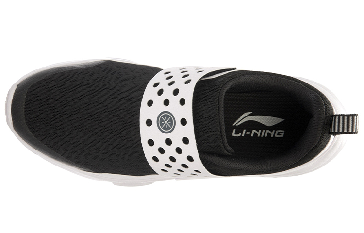 Lookbook Li-Ning Way of Wade 'Sammo Culture Low Retro Basketball Hitam Putih' ABCL009-6