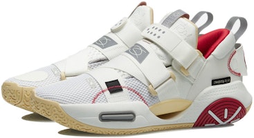 LiNing李寧 全城9 V2 減震回彈透氣支撐耐磨 低筒 籃球鞋 乳白色 Lookbook LiNing李寧 全城9 V2 減震回彈透氣支撐耐磨 低筒 籃球鞋 乳白色