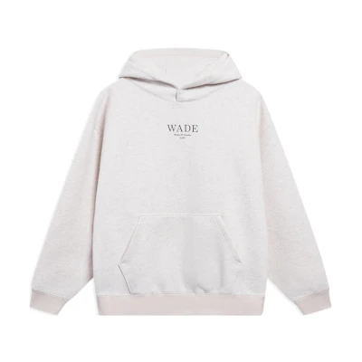 Li-Ning Way of Wade Alphabet Print Hoodie Unisex Grey Heather AWDT141-10