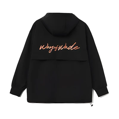 Li-Ning Way of Wade Black Graphic Print Loose Hoodie Jacket AFDR385-1