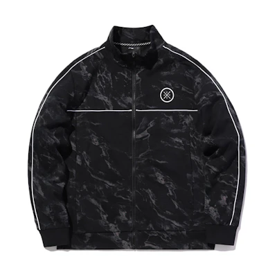 Li-Ning Way of Wade Black Printed Long Sleeve Sweatshirt - Casual Sportswear AWDQ551-1