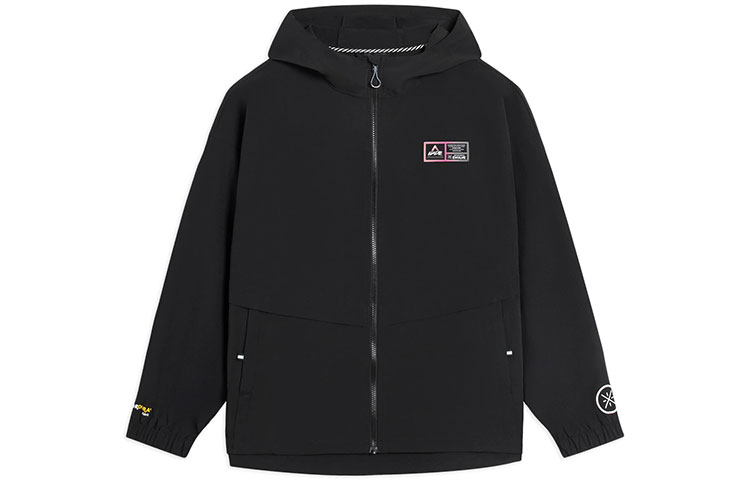 Li-Ning Way of Wade Casual Loose Letter Windbreaker Jacket Black AFDS797-1