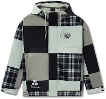 Li-Ning Way of Wade Colorblock Fleece Hoodie Knit Jacket Men’s Grey Green AFDR743-6 Li-Ning Way of Wade Colorblock Fleece Hoodie Knit Jacket Men’s Grey Green AFDR743-6