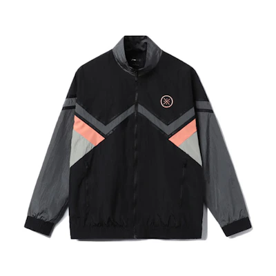 Li-Ning Way of Wade Colorblock Loose Fit Sports Jacket Black AJDR375-1
