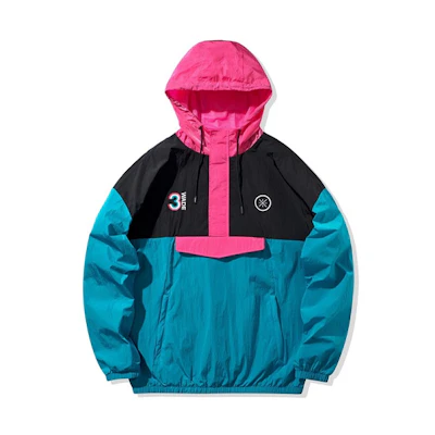Li-Ning Way of Wade Colorblock Sports Windbreaker Jacket Casual Fit AFDQ121-1