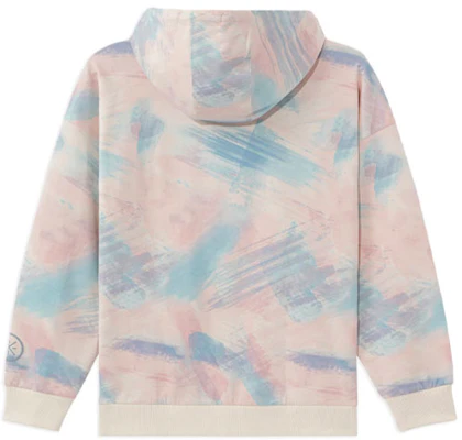 Li-Ning Way of Wade Cotton Candy Hoodie Unisex Oversized Pink Blue Mix AWDRG59-1 Lookbook Li-Ning Way of Wade Cotton Candy Hoodie Unisex Oversized Pink Blue Mix AWDRG59-1