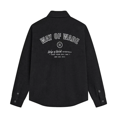 Li-Ning Way of Wade Embroidered Knit Jacket Black ( Casual Fit) AFDT689-1