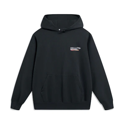 Li-Ning Way of Wade Graphic Letter Pullover Hoodie Black AWDU013-1