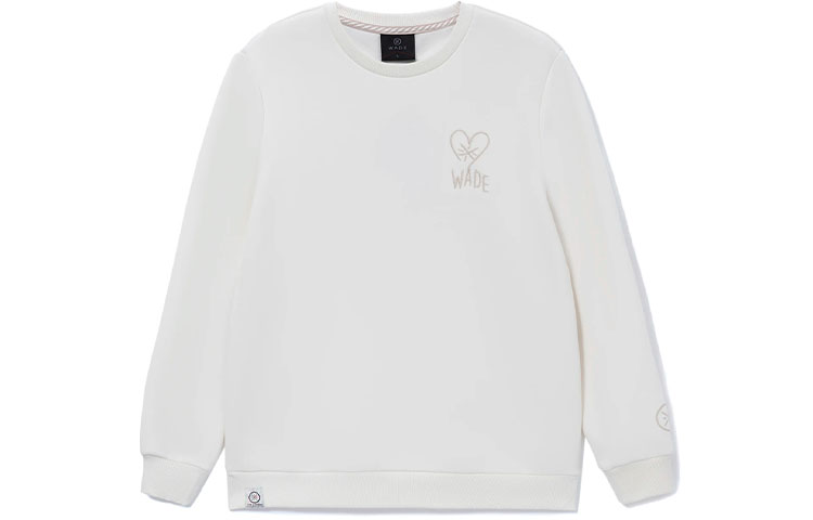 Li-Ning Way of Wade Letter Crewneck Sweatshirt White (Unisex) AWDRG53-2
