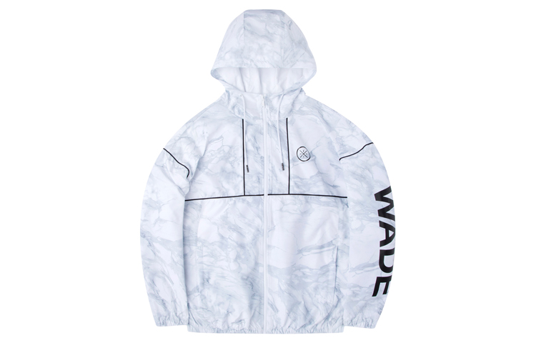 Li-Ning Way of Wade Letter Print Casual Sports Jacket White () AFDQ399-2