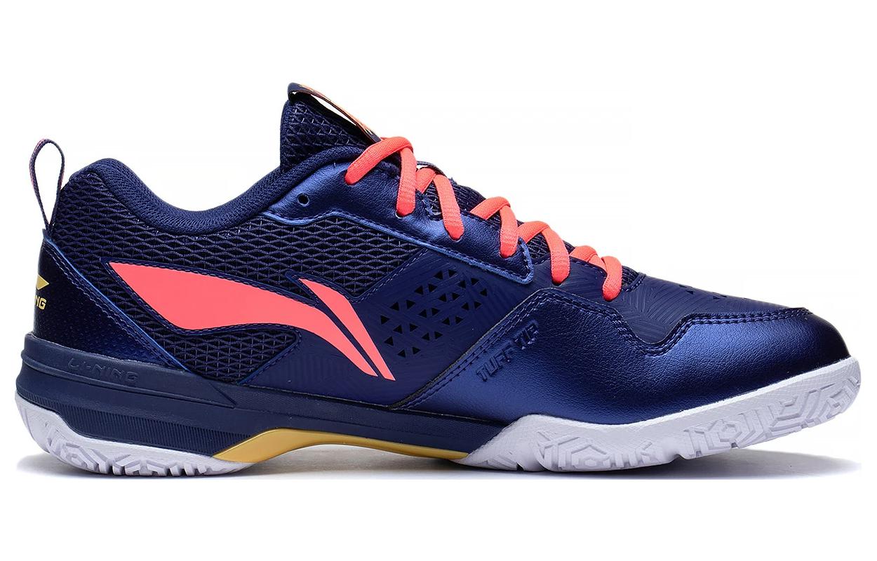 Order LiNing李寧 刀鋒Lite 防滑減震耐磨 低筒 羽毛球鞋 男女同款 藍紅