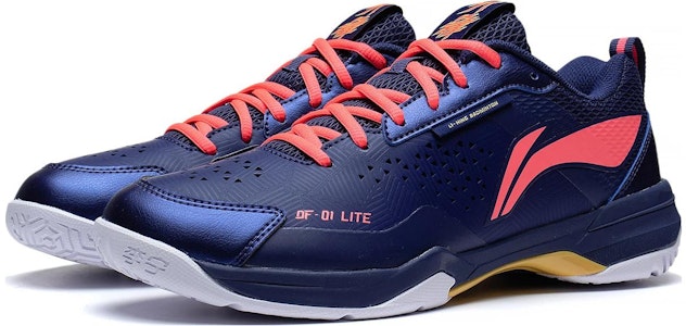 LiNing李寧 刀鋒Lite 防滑減震耐磨 低筒 羽毛球鞋 男女同款 藍紅 Lookbook LiNing李寧 刀鋒Lite 防滑減震耐磨 低筒 羽毛球鞋 男女同款 藍紅