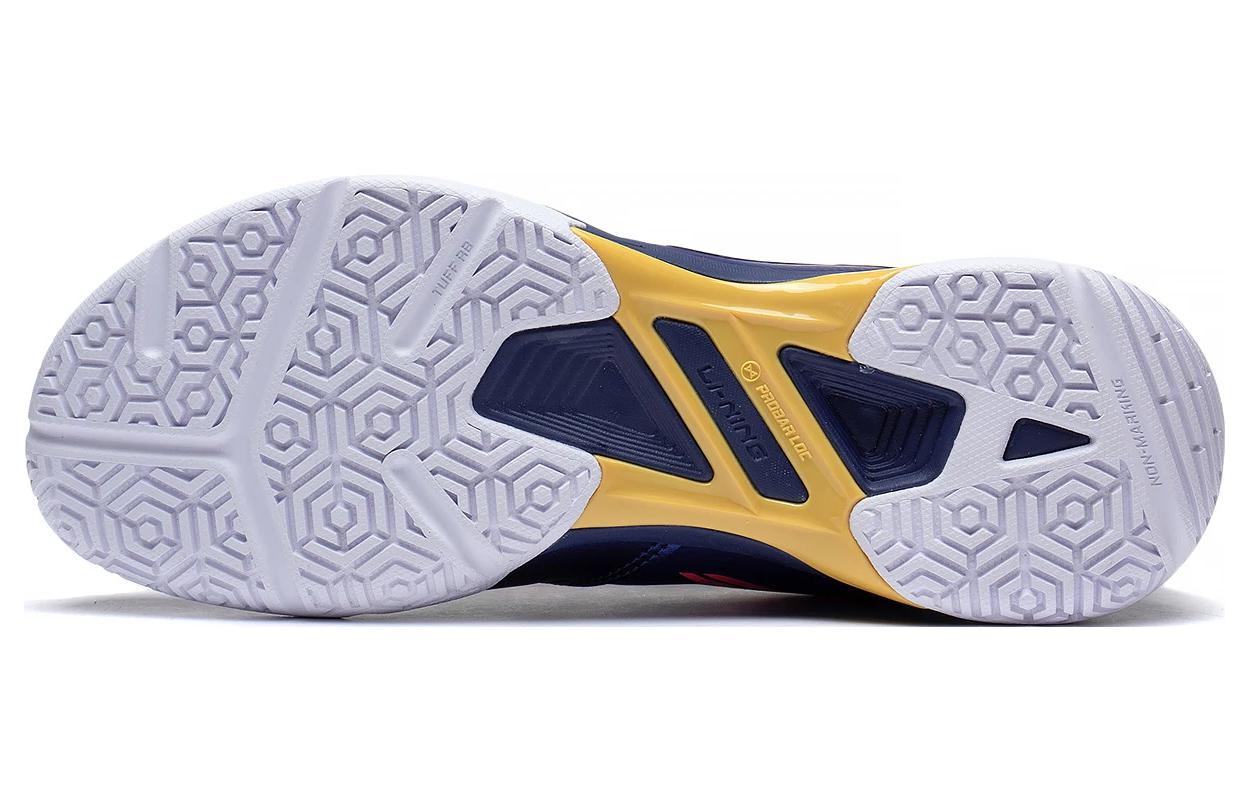 Sizing LiNing李寧 刀鋒Lite 防滑減震耐磨 低筒 羽毛球鞋 男女同款 藍紅