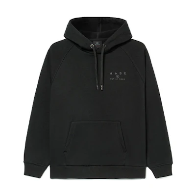 Li-Ning Way of Wade Logo Fleece Pullover Sweatshirt Black - Unisex Couple Style AWDR799-4