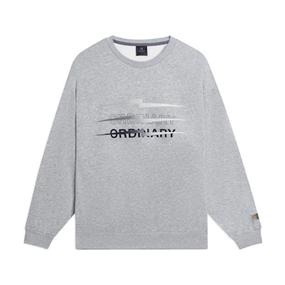 Li-Ning Way of Wade Logo Fleece Sweatshirt Unisex - Gray AWDSC57-5