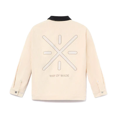Li-Ning Way of Wade Logo Polo Collar Jacket White () AFDR725-2