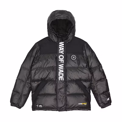 Li-Ning Way of Wade Logo Print Colorblock Down Jacket Black AYMR131-1