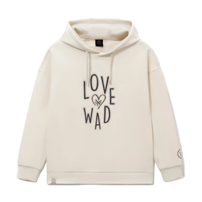 Li-Ning Way of Wade Oversized Pullover Hoodie Unisex - Off White AWDRG55-1