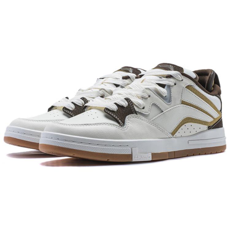 Lookbook LiNing李寧 唯我 PRO 舒適百搭+ 減震耐磨 低筒 帆布鞋 男款 白褐色