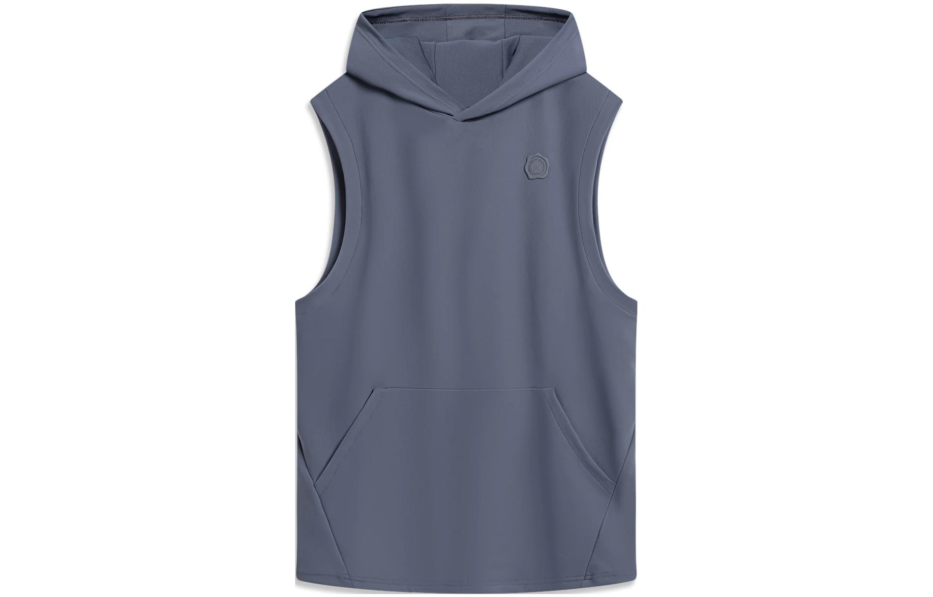 Li-Ning Way of Wade Sleeveless Hoodie Solid Black AWDT633-1