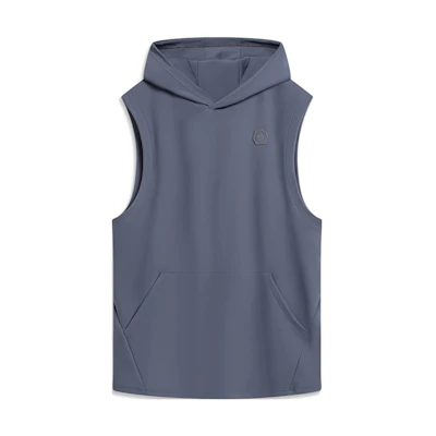 Li-Ning Way of Wade Sleeveless Hoodie Solid Black AWDT633-1