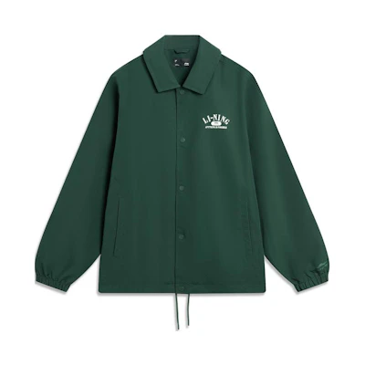 Li-Ning Weekend Youth Series Windproof Water-Resistant Logo Jacket Retro Green Unisex AJDU239-3