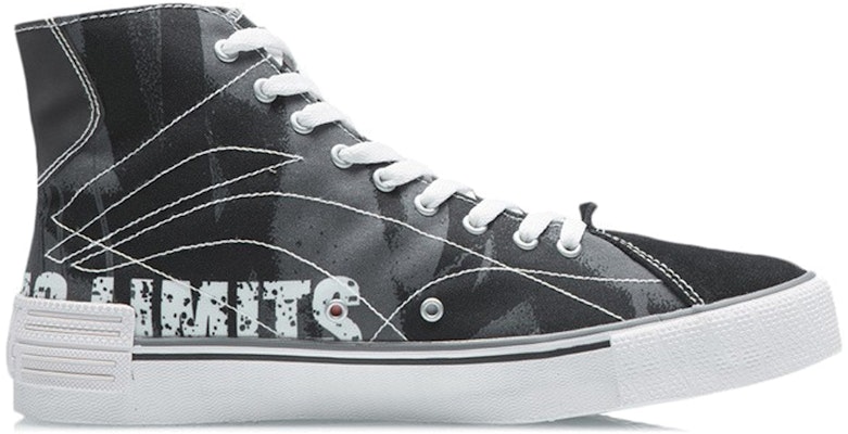 Li-Ning Weiwu Canvas Hi Shoes 'Black White' AECR011-2 Order Li-Ning Weiwu Canvas Hi Shoes 'Black White' AECR011-2