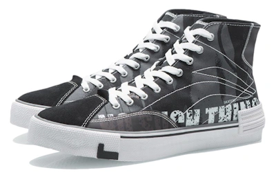 Li-Ning Weiwu Canvas Hi Shoes 'Black White'