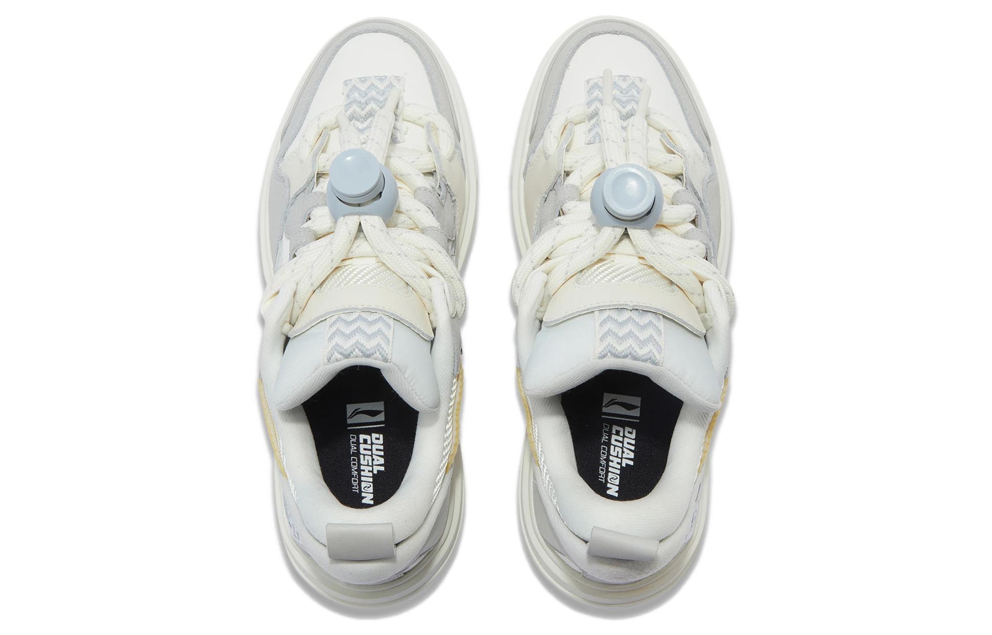 Shop Li-Ning Weiwu SWAG Scarpe da Skate ''Bianco Grigio'' AECT053-4