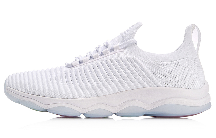 Li-Ning White 'Wu Jie Breathable Low-Top Sports Shoes' AFJN017-1
