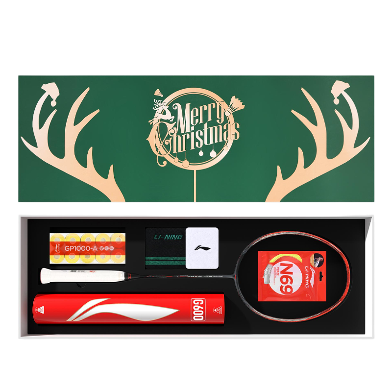 Li-Ning Wind Blade 900B Full Carbon Badminton Racket Red/Grey - Offensive Pro Level AYPM428-1000