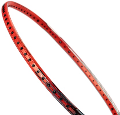 Li-Ning Wind Blade 900B Raket Badminton Karbon Penuh - Ringan, Tahan Lama, Merah/Kelabu AYPT383-3 10