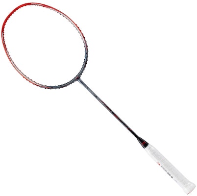 Li-Ning Wind Blade 900B Raket Badminton Karbon Penuh - Ringan, Tahan Lama, Merah/Kelabu AYPT383-3 1
