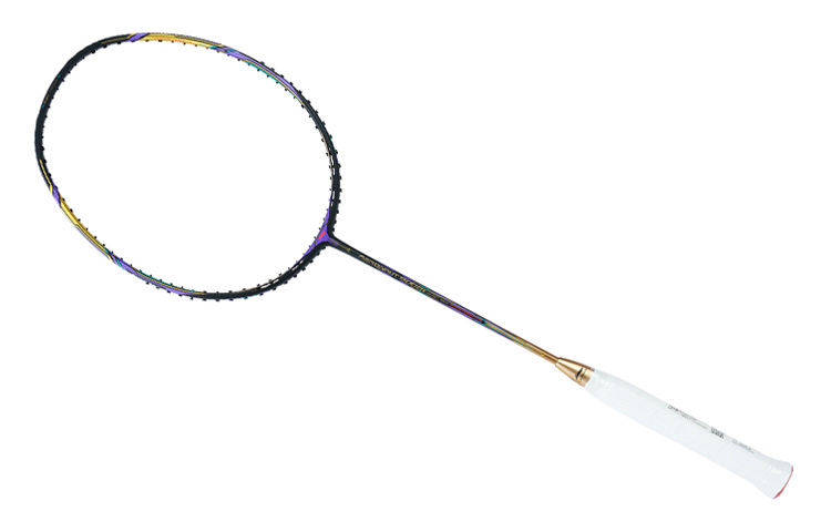 Li-Ning Wind Moving Series Full Carbon Badminton Racket Ultra-light Black Gold AYPR004-1000