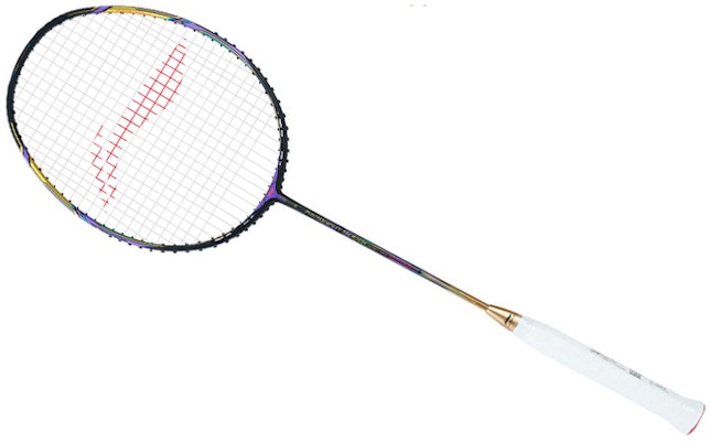 李寧風動系列全碳羽球拍超輕黑金 AYPR004-1000 10