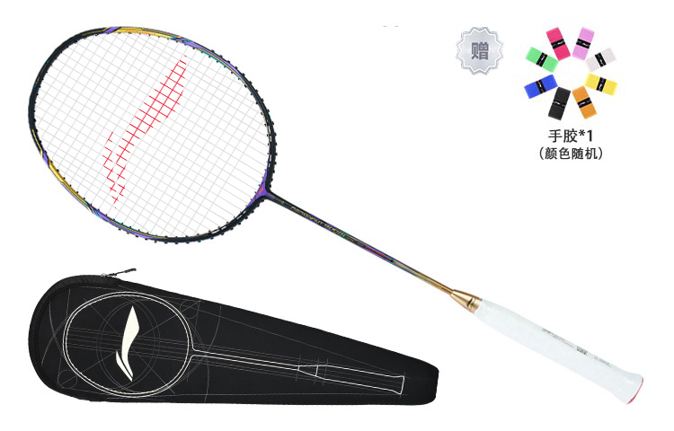 Purchase 李寧風動系列全碳羽球拍超輕黑金 AYPR004-1000