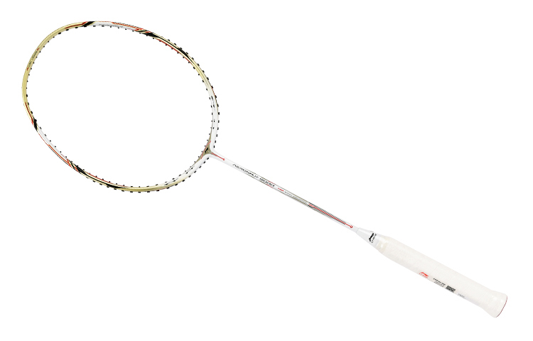 Cheap Li-Ning Wind Series Carbon Fiber Badminton Racket 675mm White/Gold Pro Defensive AYPP124-1000