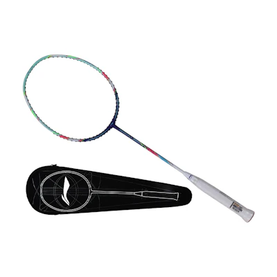 Li-Ning Windstorm 7000i Badminton Racket Lightweight Durable Pro 670mm Blue-Purple AYPP028-1000