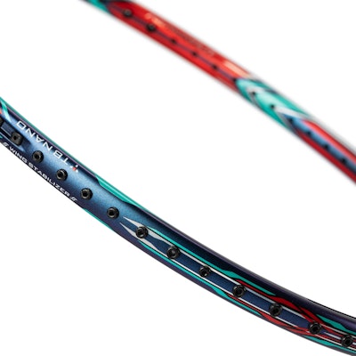 李寧 Windstorm 9000C 碳纖羽毛球拍 控制專業款 藍紅配色 AYPT405-3 12