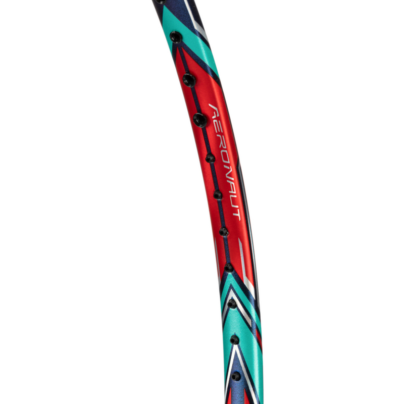 Shop 李寧 Windstorm 9000C 碳纖羽毛球拍 控制專業款 藍紅配色 AYPT405-3