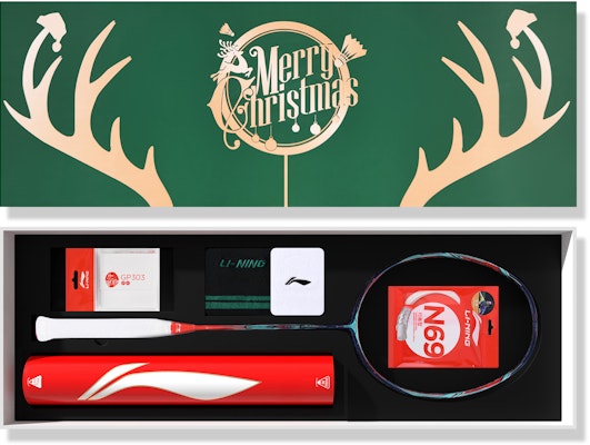 Li-Ning Windstorm 9000C Professional Carbon Fiber Badminton Racket - Blue/Red AYPP122-1000 6