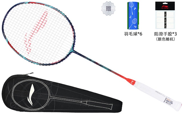 Li-Ning Windstorm 9000C Professional Carbon Fiber Badminton Racket - Blue/Red AYPP122-1000 Purchase Li-Ning Windstorm 9000C Professional Carbon Fiber Badminton Racket - Blue/Red AYPP122-1000