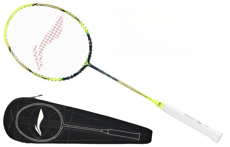 Li-Ning WINDSTORM 9000DAYPP118 Full Carbon Badminton Racket - Green/Blue, Pro Level AYPP118-1 圖 2